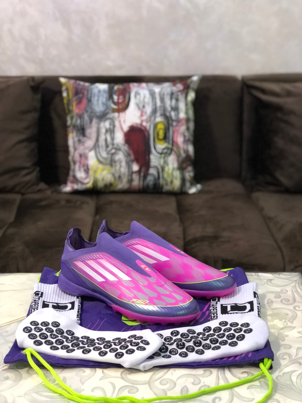 ADIDAS F50 LAMINE YAMAL TURF VERSION COPIE ELITE