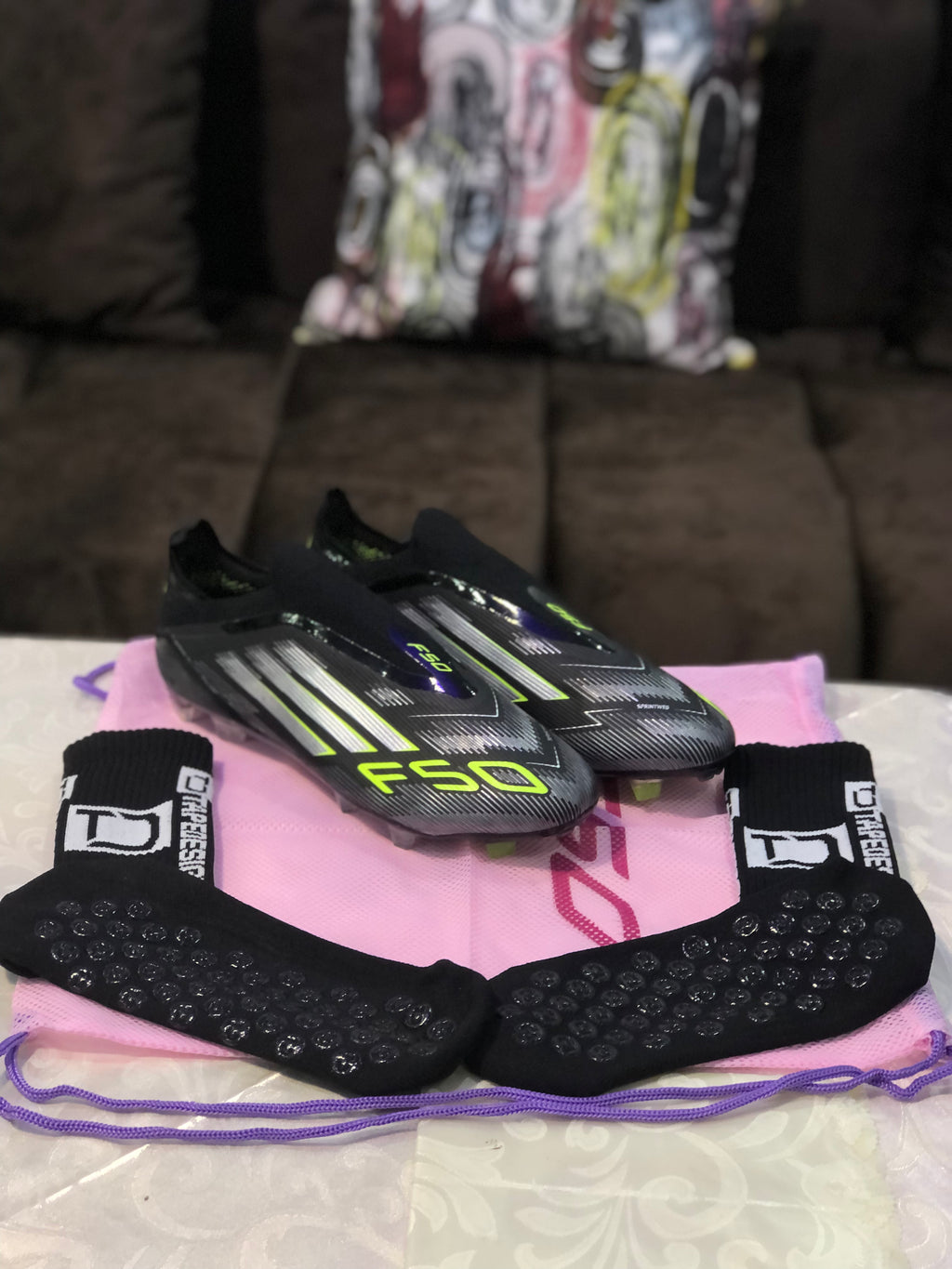 F50 FULL BLACK GREEN VERSION COPIE D’ELITE